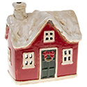 Village Pottery House Xmas Tealight